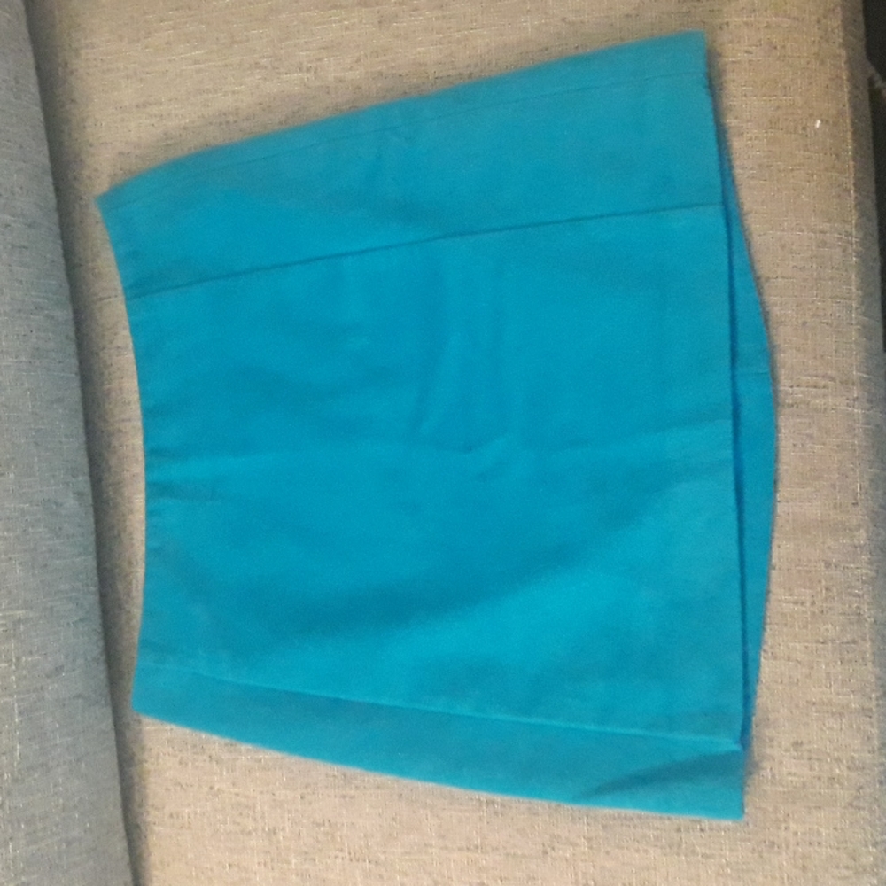 The Limited Wool A line mini Skirt Teal